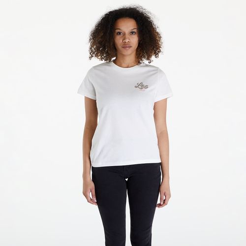 Maglietta Lee Small Logo Tee Ecru M - Lee - Modalova