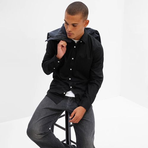 Camicia Longsleeve Slim-Fit Stretch Poplin Shirt XS - GAP - Modalova