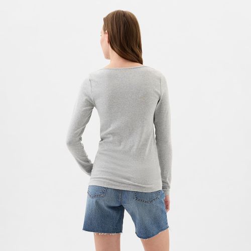 Longsleeve Bateau Neck Modal Top XXS - GAP - Modalova
