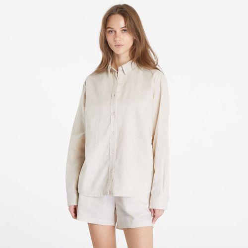 Camicia Ladies Linen Mixed Oversized Shirt L - Urban Classics - Modalova