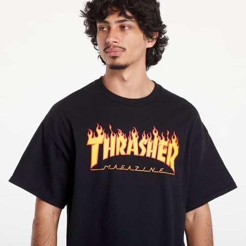 Maglietta Flame Logo T-Shirt S - Thrasher - Modalova