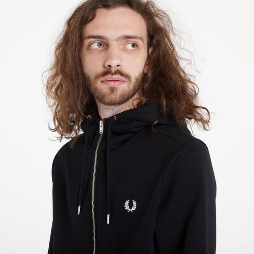 Felpa Hooded Zip Through Sweatshirt L - FRED PERRY - Modalova