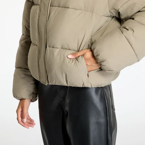 Giacca Jeans Logo Short Hooded Puffer Jacket M - Calvin Klein - Modalova