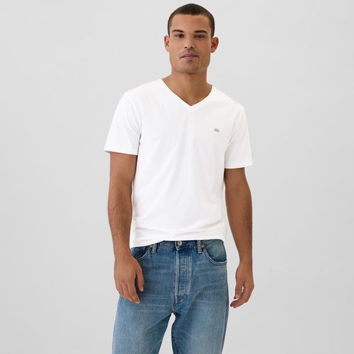 Maglietta Micro Logo Vneck Tee XXL - GAP - Modalova