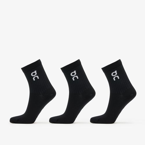 On Logo Sock High 3-Pack Black S - On - Modalova