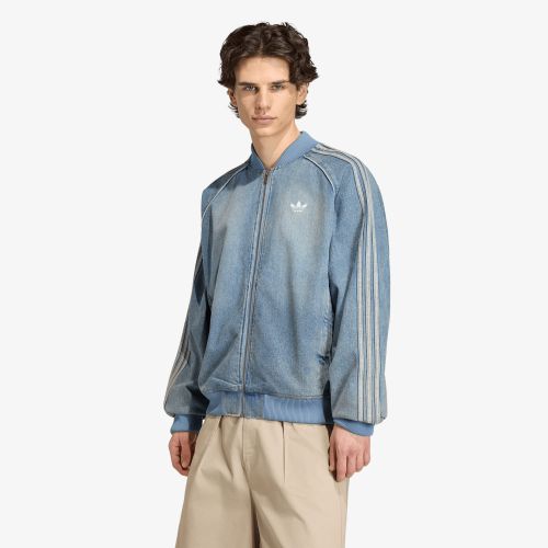 Giacca adidas SST Adicolor Denim Tracktop XXL - adidas Originals - Modalova