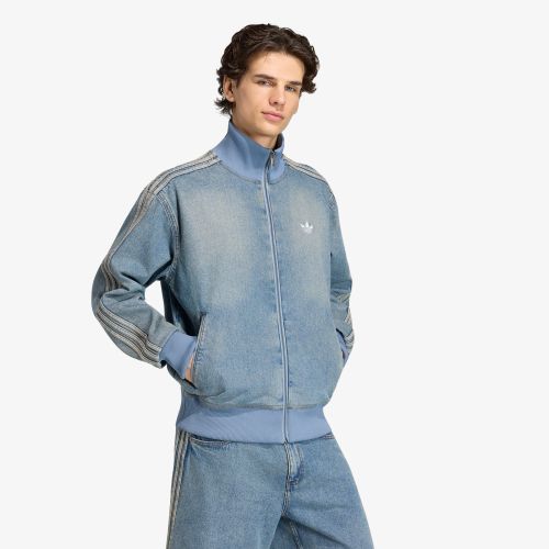 Giacca adidas Firebird Adicolor Denim Track Top Jacket S - adidas Originals - Modalova