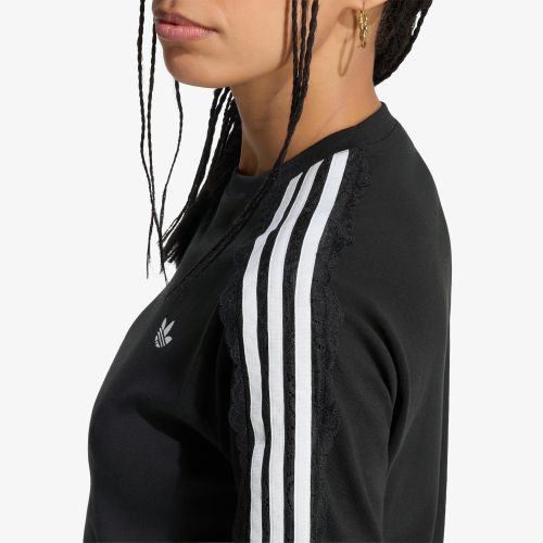 Maglietta adidas Lace 3 Stripes Tee XL - adidas Originals - Modalova