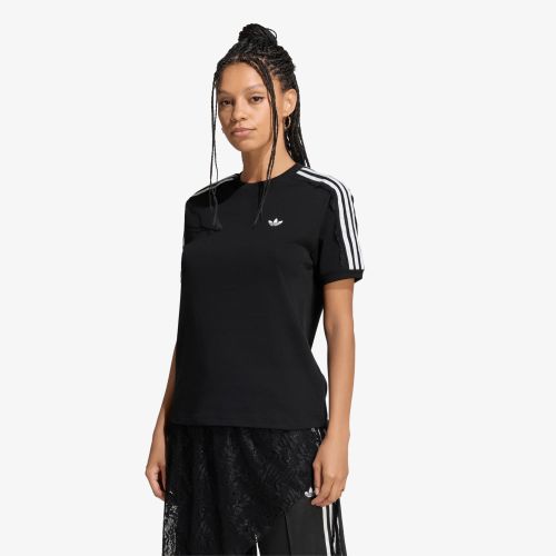 Maglietta adidas Lace 3 Stripes Tee L - adidas Originals - Modalova