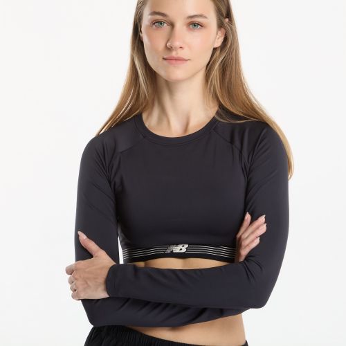 Maglietta AC Fitted Long Sleeve S - New Balance - Modalova