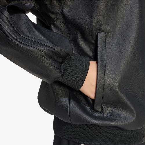 Giacca adidas Pleather SST Oversized Track Top / L - adidas Originals - Modalova
