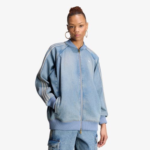 Giacca adidas SST Oversized Denim Tracktop M - adidas Originals - Modalova