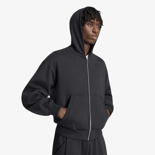 Felpa adidas Premium Essentials Cropped Full Zip XL - adidas Originals - Modalova