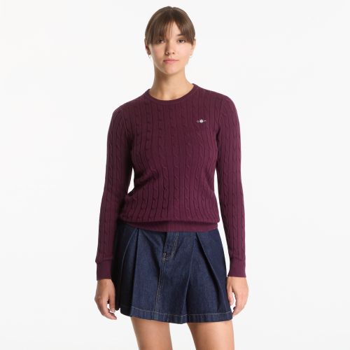 Maglione Stretch Cotton Cable C-Neck XS - Gant - Modalova