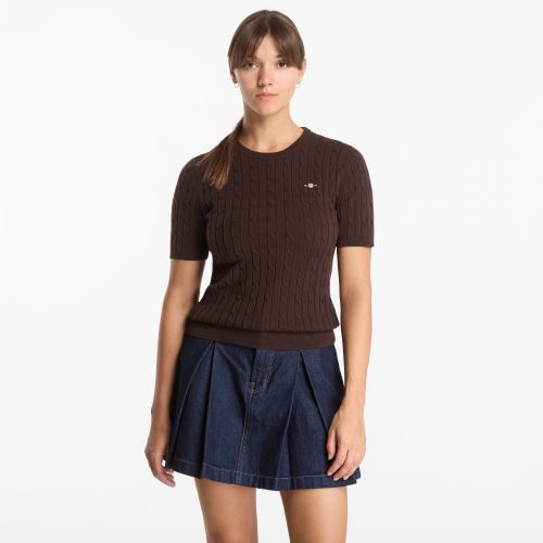 Maglione Stretch Cotton Cable Ss C-Neck S - Gant - Modalova