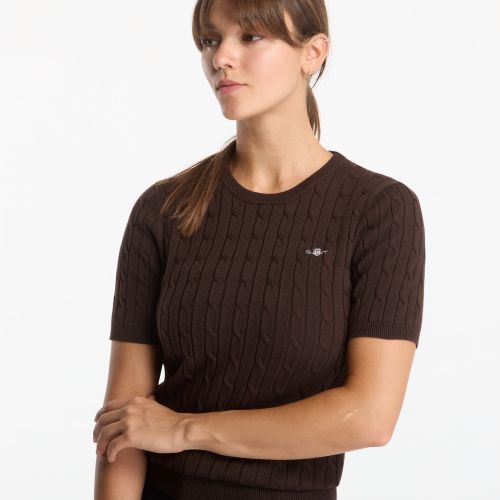 Maglione Stretch Cotton Cable Ss C-Neck L - Gant - Modalova