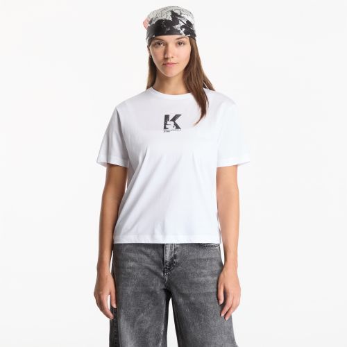 Maglietta Reg K Logo Tee M - Karl Lagerfeld Jeans - Modalova