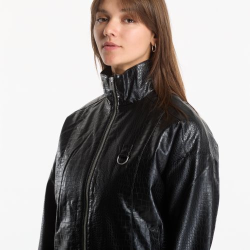 Giacca Karlism Pu Bomber M - Karl Lagerfeld Jeans - Modalova