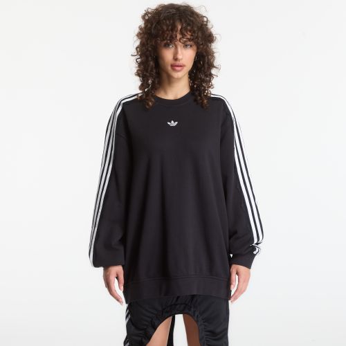 Felpa adidas Lace 3 Stripes Crew S - adidas Originals - Modalova