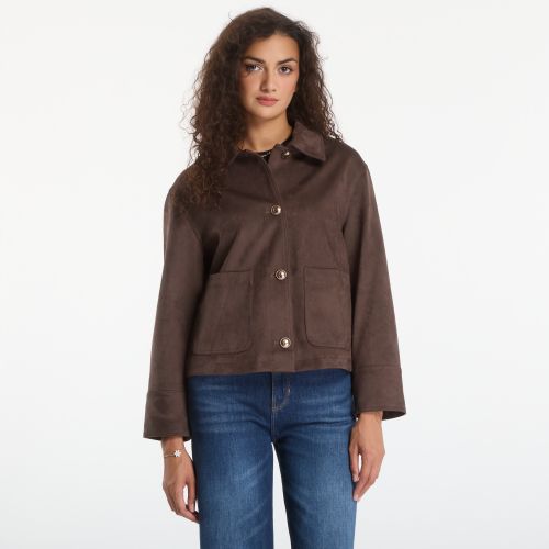 Cappotto Grace Suede Jacket / L - GUESS - Modalova