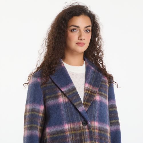 Cappotto Checkered Coat L - Desigual - Modalova