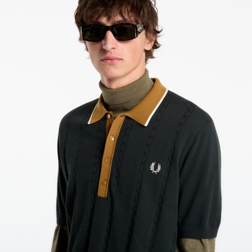 Maglietta Cable Knit Shirt M - FRED PERRY - Modalova