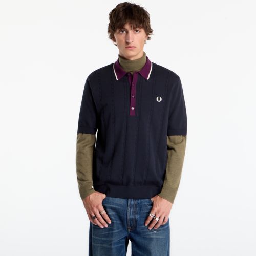 Maglietta Cable Knit Shirt L - FRED PERRY - Modalova