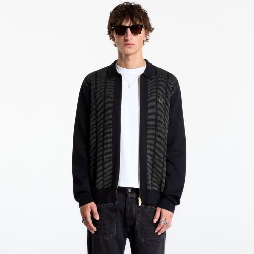 Maglione Textured Panel Zip Cardigan XL - FRED PERRY - Modalova