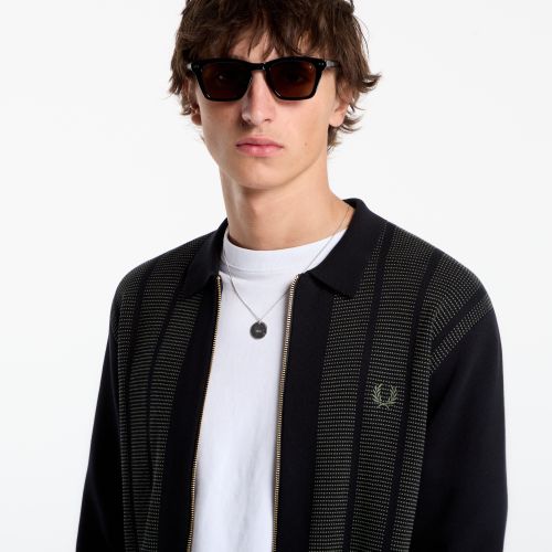 Maglione Textured Panel Zip Cardigan XL - FRED PERRY - Modalova