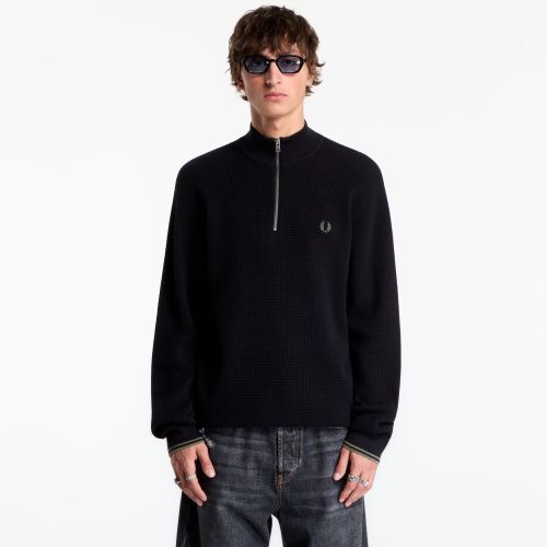 Maglione Waffle Stitch Half Zip Jumper M - FRED PERRY - Modalova