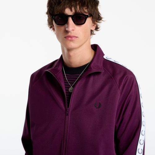 Felpa Contrast Tape Track Jacket M - FRED PERRY - Modalova