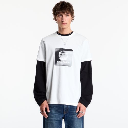 Maglietta Laurel Wreath Digital Tshirt XL - FRED PERRY - Modalova