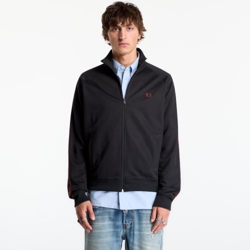 Felpa Contrast Tape Track Jacket M - FRED PERRY - Modalova