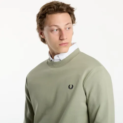 Felpa Crew Neck Sweatshirt M - FRED PERRY - Modalova