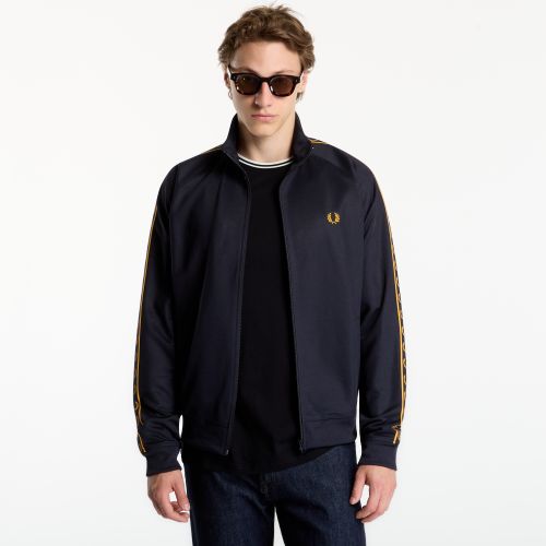 Felpa Contrast Tape Track Jacket M - FRED PERRY - Modalova