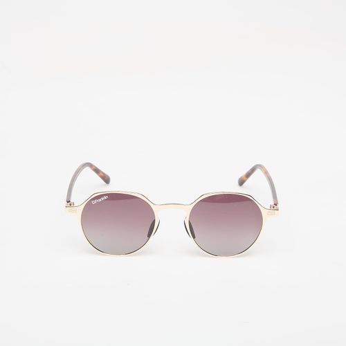 Occhiali da sole Ultra Light S Round Metal Gold/ Gradient Brown Universal - D.Franklin - Modalova
