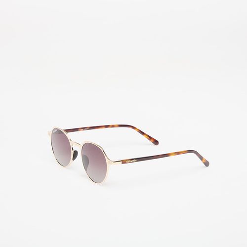 Occhiali da sole Ultra Light S Round Metal Gold/ Gradient Brown Universal - D.Franklin - Modalova