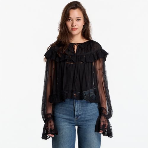Trixie Lace Top 6 - AllSaints - Modalova