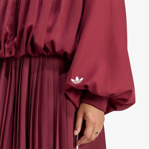 Felpa adidas Satin Pleated Track Top XL - adidas Originals - Modalova