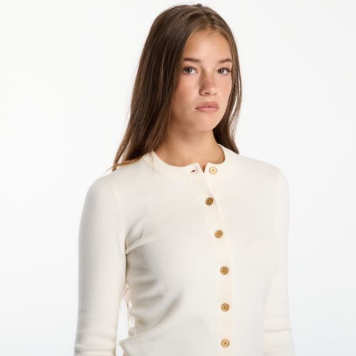 Maglione Merino Rib Crew Nk Cardi S/36 - Michael Kors - Modalova