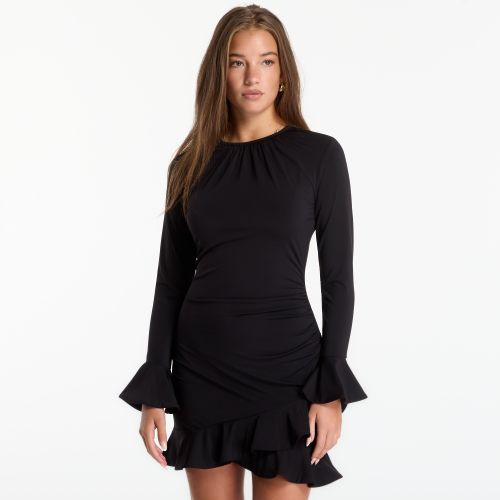 Abito Ruched Ruffle Hem Dress S - Michael Kors - Modalova