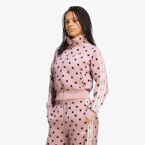 Giacca adidas Satin Polka Dots Tt Track Top L - adidas Originals - Modalova
