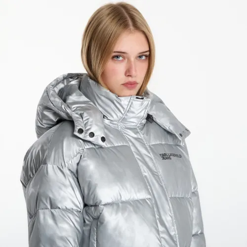 Giacca Cropped Shiny Puffer M - Karl Lagerfeld Jeans - Modalova