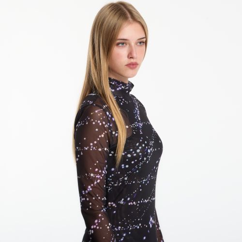 Abito Mesh Aop Maxi Dress M - Karl Lagerfeld Jeans - Modalova