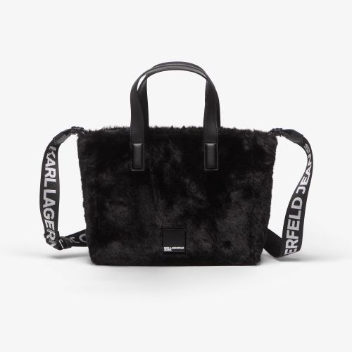 Box Logo Mini Tote Furry Universal - Karl Lagerfeld Jeans - Modalova
