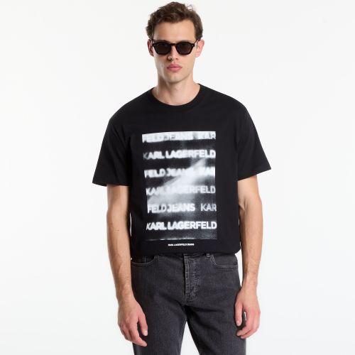 Maglietta Reg Smoke Logo Tee M - Karl Lagerfeld Jeans - Modalova