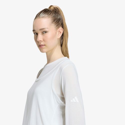 Maglietta adidas Soft Lux Sheer Long-Sleeve L - adidas Performance - Modalova