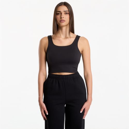 Ladies Cropped Polyamide Top S - Urban Classics - Modalova