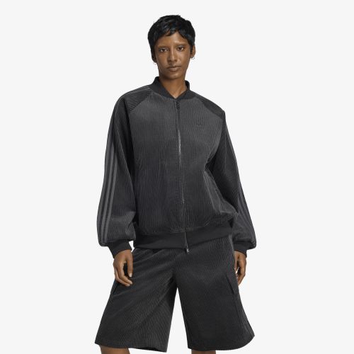 Felpa adidas Corduroy SST Oversized Track Top / Utility XS - adidas Originals - Modalova