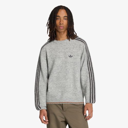 Maglione adidas 3-Stripes Fluffy Knit Crew Sweatshirt M - adidas Originals - Modalova